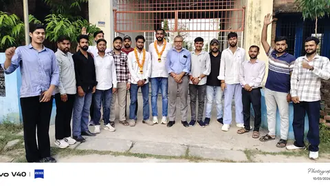 रनिया नगर में एबीवीपी के अध्यक्ष बने आकाश शर्मा, अंश सेंगर मंत्री