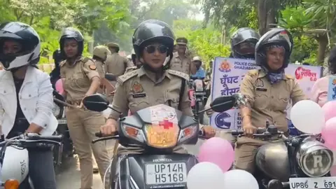 Ghaziabad Women Join Mission Shakti 6.0 Scooter Rally