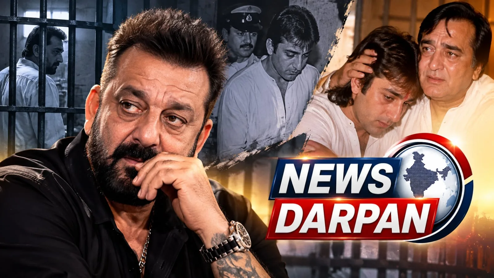Supplied image accompanying the report on Sanjay Dutt's remarks about his jail days