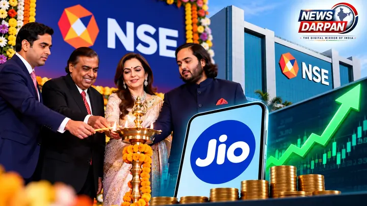 Jio Platforms lists at ₹1,358, up 21.36% over ₹1,119 IPO price