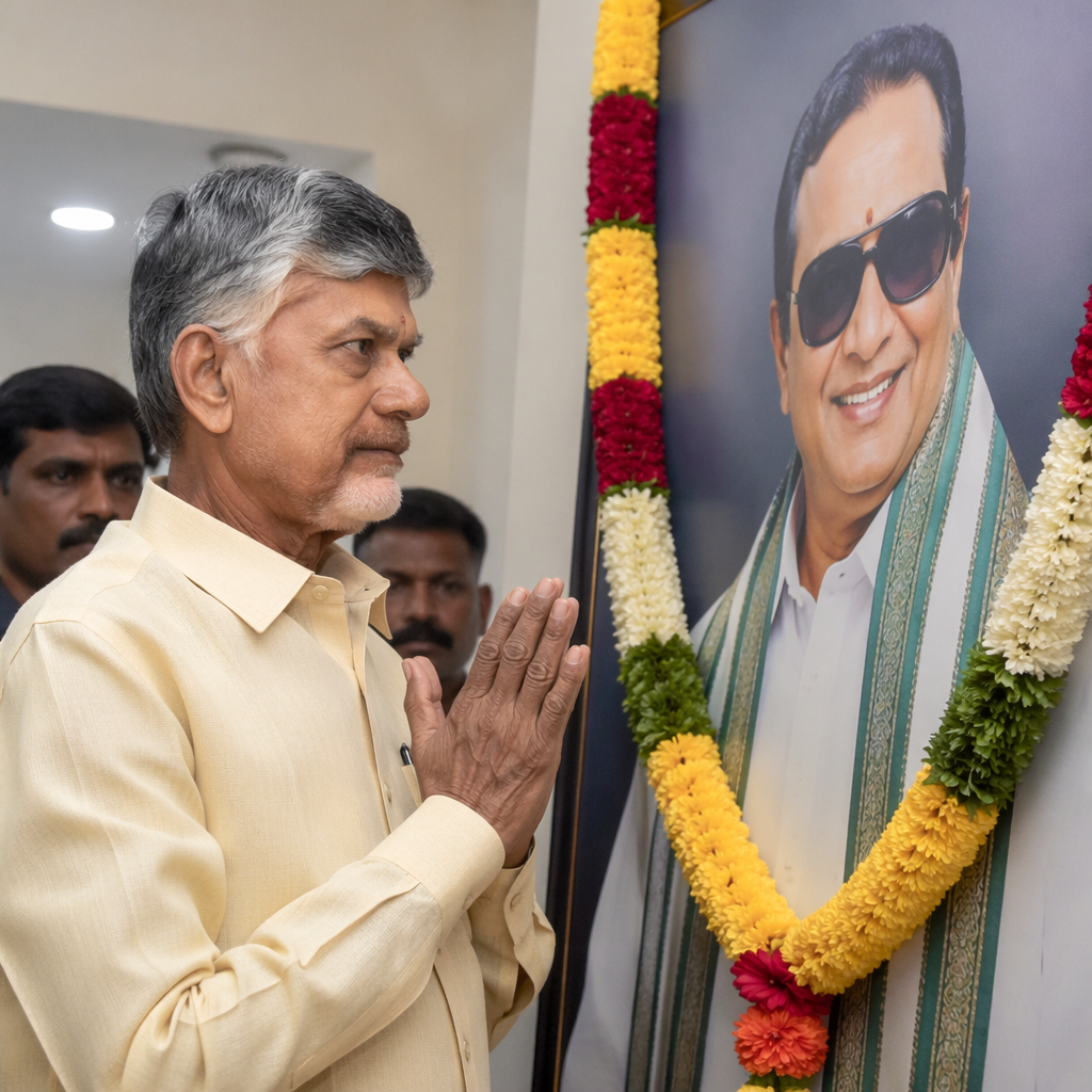 Chandrababu Naidu Advocates Bharat Ratna for NTR Amid Reflection on Their Complex Relations