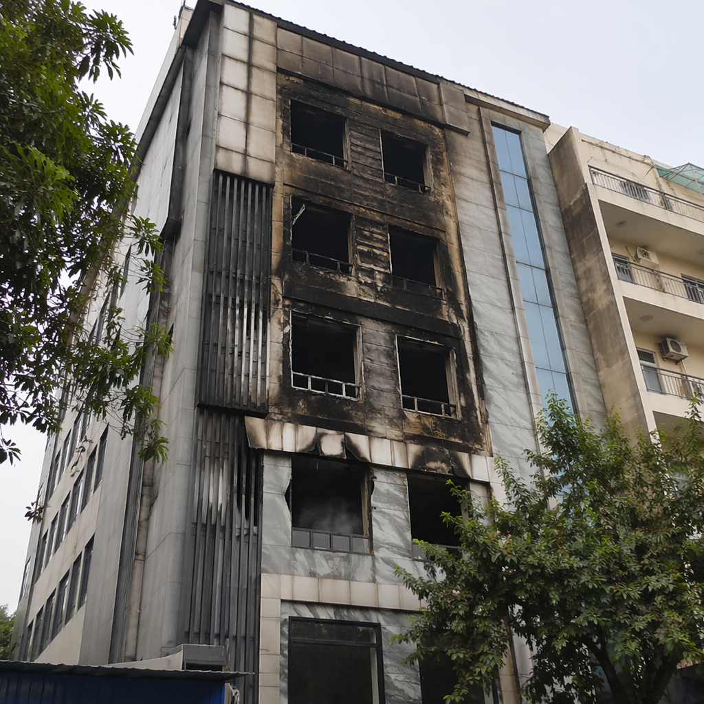 Delhi Hotel Fire: License in Employee's Name, 21 Dead; Owner Arrested