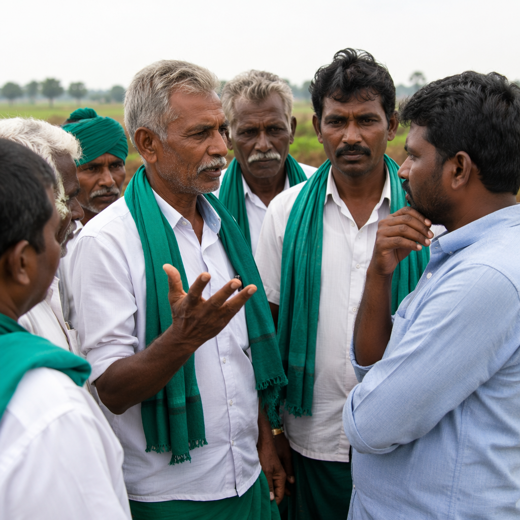 Farmers Express Concerns Over Parandur Airport Project Uncertainty