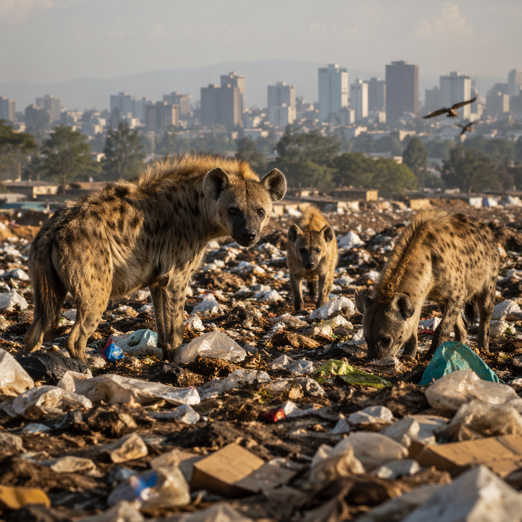 Hyenas Help Manage Urban Waste in Ethiopian City
