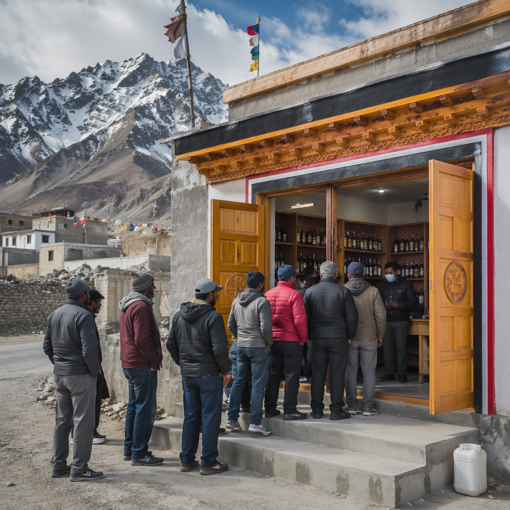 लद्दाख में नई एक्साइज पॉलिसी लागू, शराब की दुकानों की संख्या...