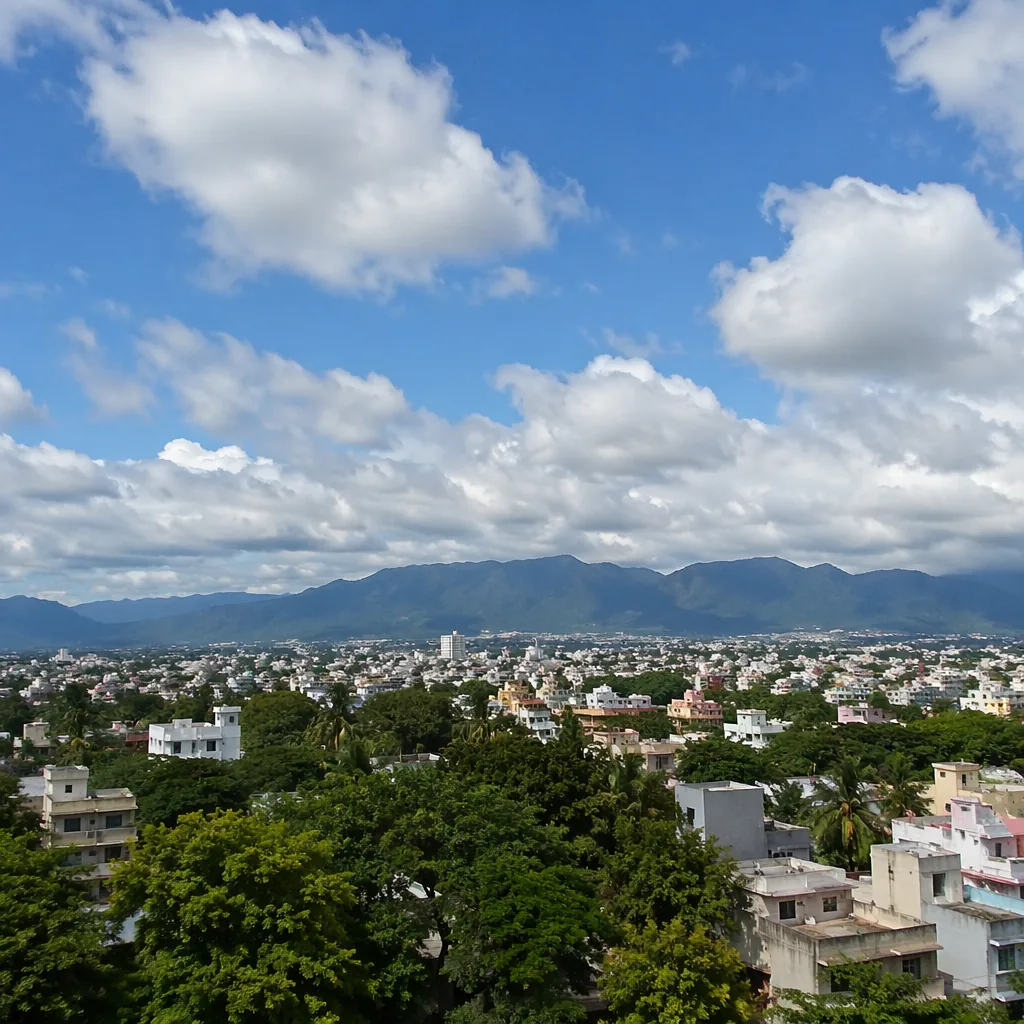 कोयंबटूर मौसम आज 10 जून 2026: 28°C, Partly cloudy | AQI 24 (अच्छा)