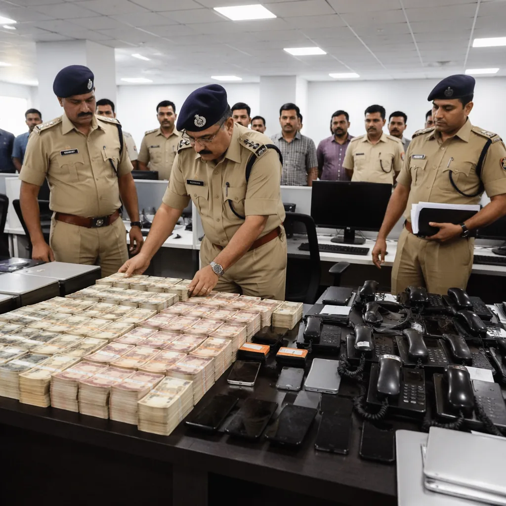 हरियाणा: पंचकुला में फर्जी कॉल सेंटर का भंडाफोड़, 21 गिरफ्तार, ₹11 लाख नकद बरामद