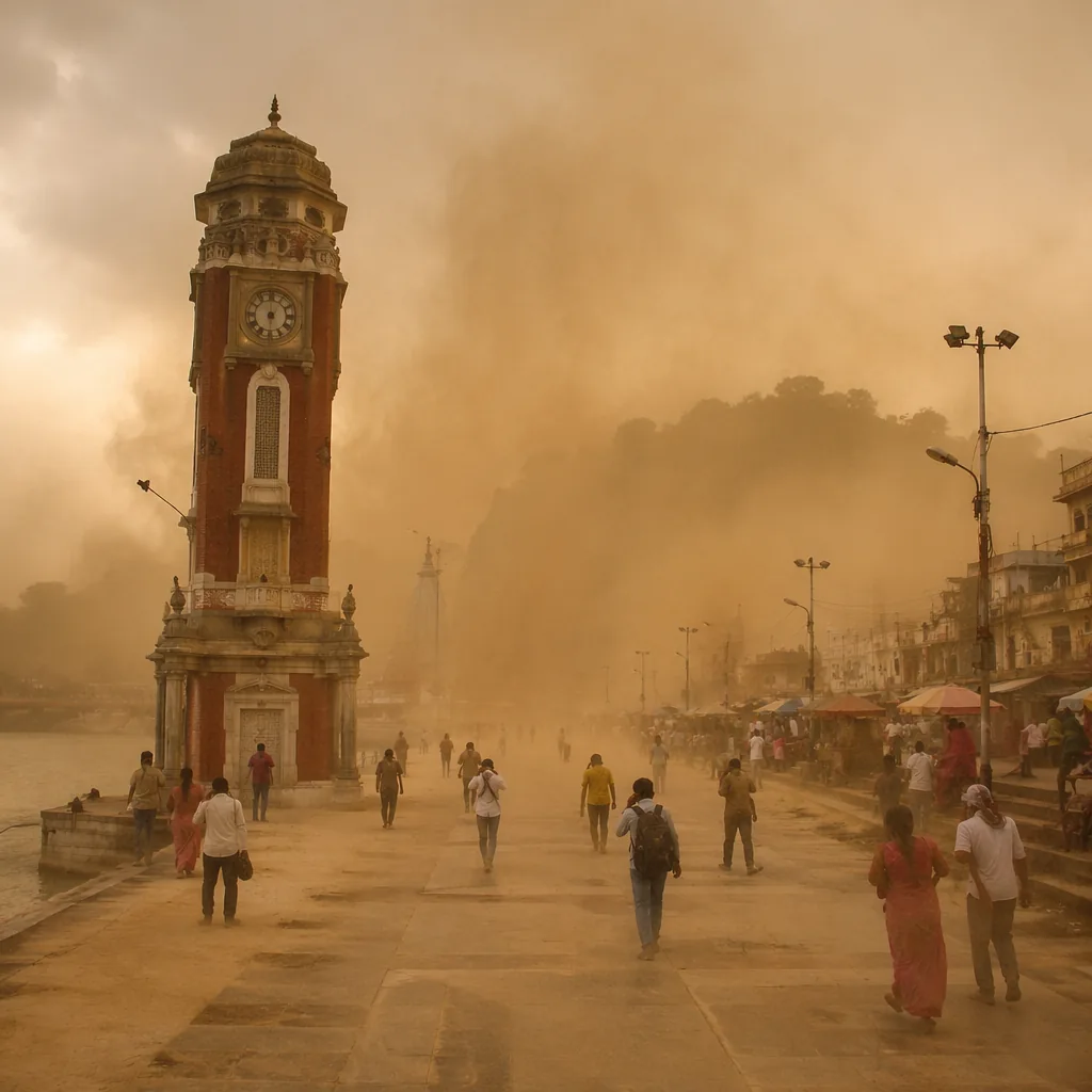 Haridwar Weather Today 10 June 2026: 41°C, Dust storm | AQI 72 (Moderate)