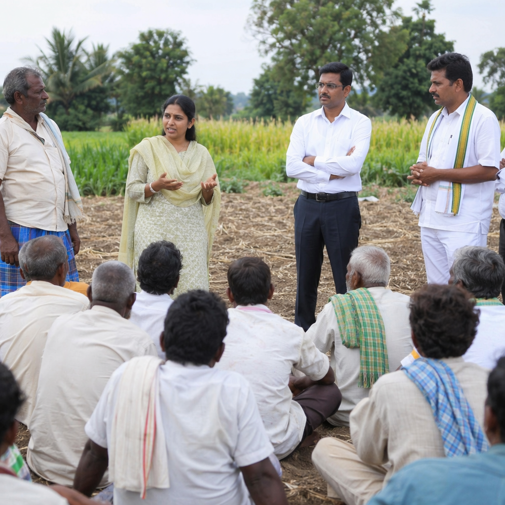 Take up natural farming, MLA and Collector tell farmers in Srikalahasti