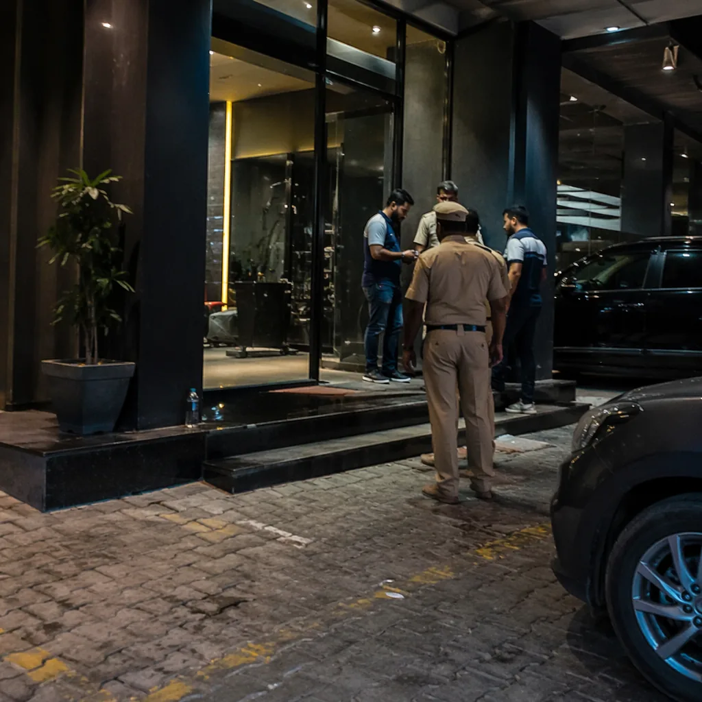 Firing Outside Gym Endorsed by Punjabi Singer Guru Randhawa in Delhi