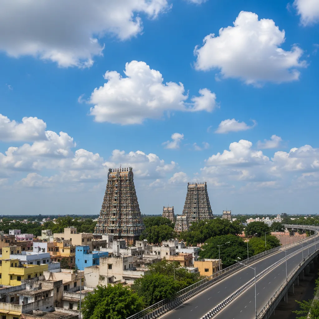 Madurai Weather Today 10 June 2026: 33°C, Partly cloudy | AQI 24 (Good)