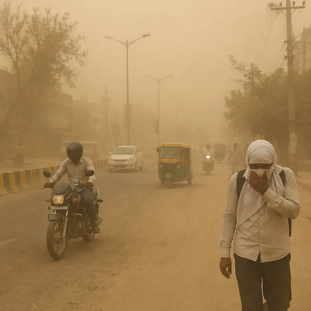 मेरठ मौसम आज 10 जून 2026: 42°C, Severe sandstorm | AQI 182 (अस्वस्थ)