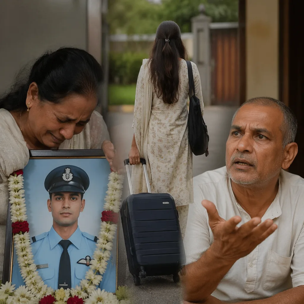 शहीद शुभम की पत्नी 21 लाख लेकर मायके गई, परिवार में विवाद बढ़ा