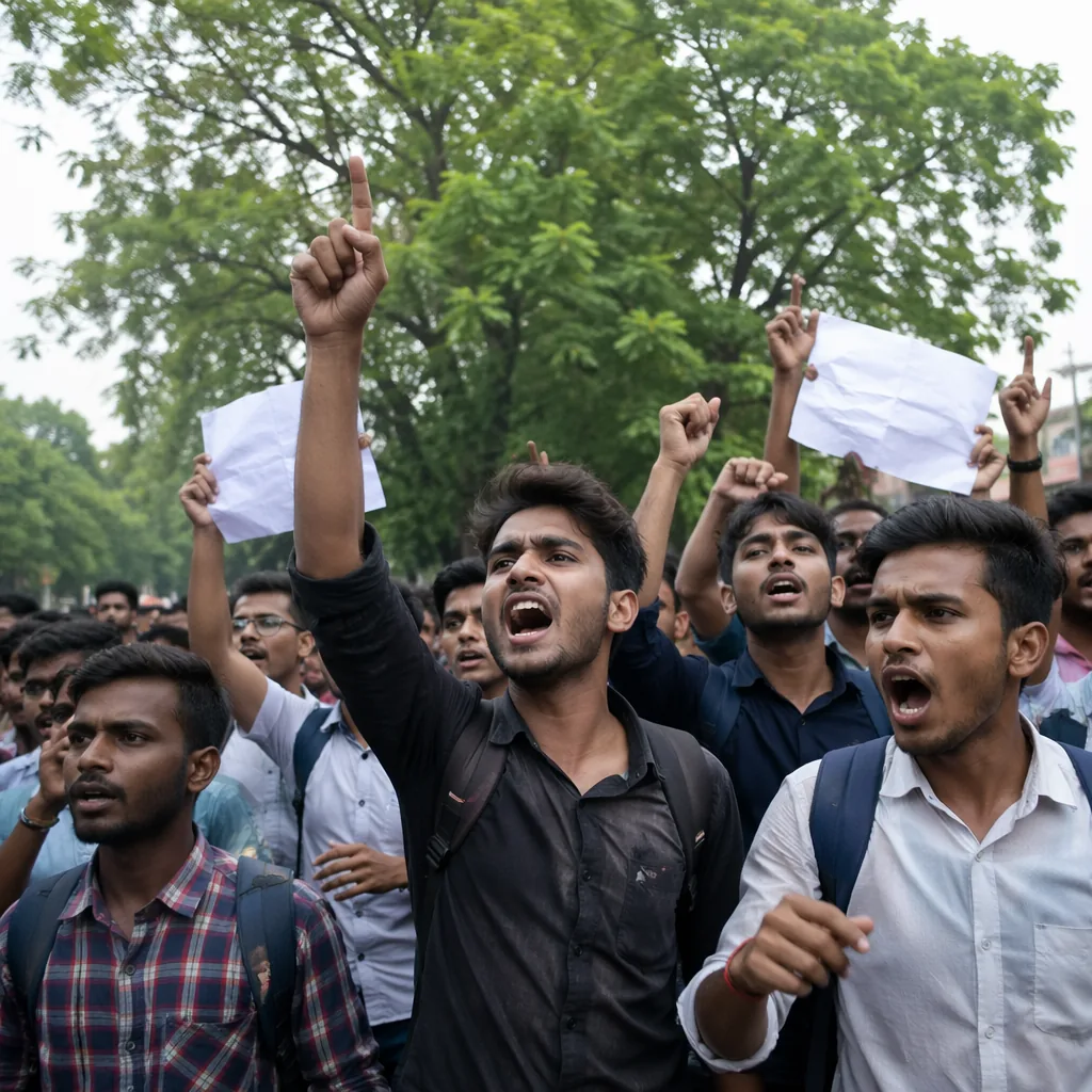 Patna Students Protest Demanding Roshan Anand's Release Amid Coaching Controversy