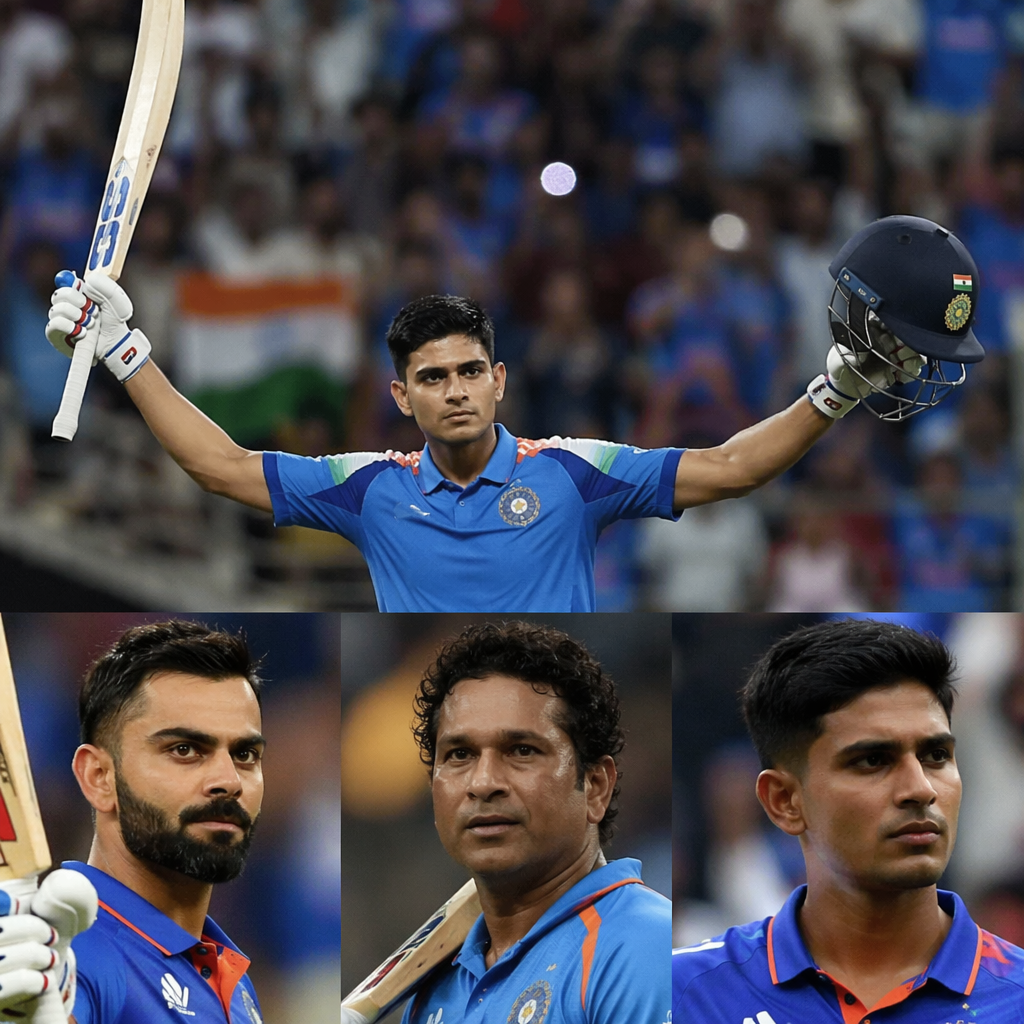 Captain Shubman Gill joins Virat Kohli, Sachin Tendulkar in elite club after 154 vs Afghanistan