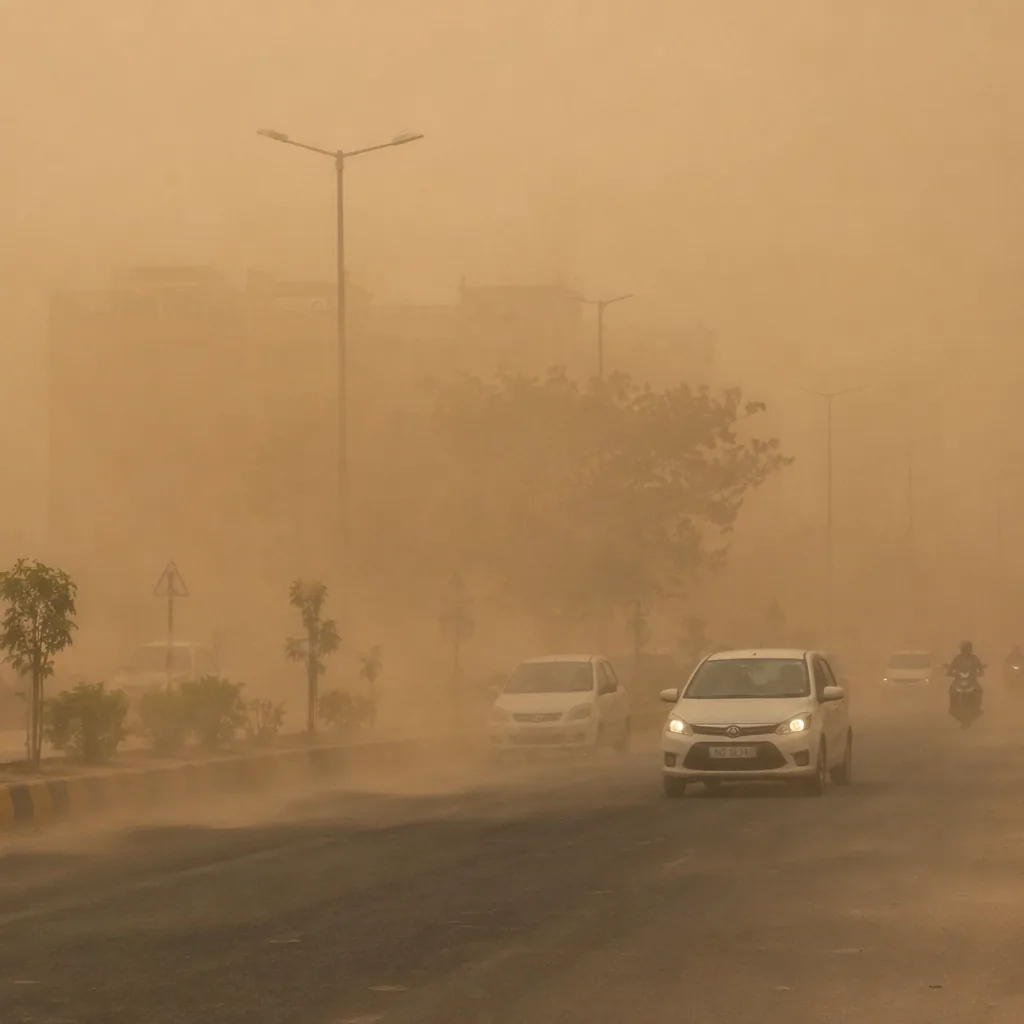 गाज़ियाबाद मौसम आज 10 जून 2026: 36°C, Severe sandstorm | AQI 182 (अस्वस्थ)