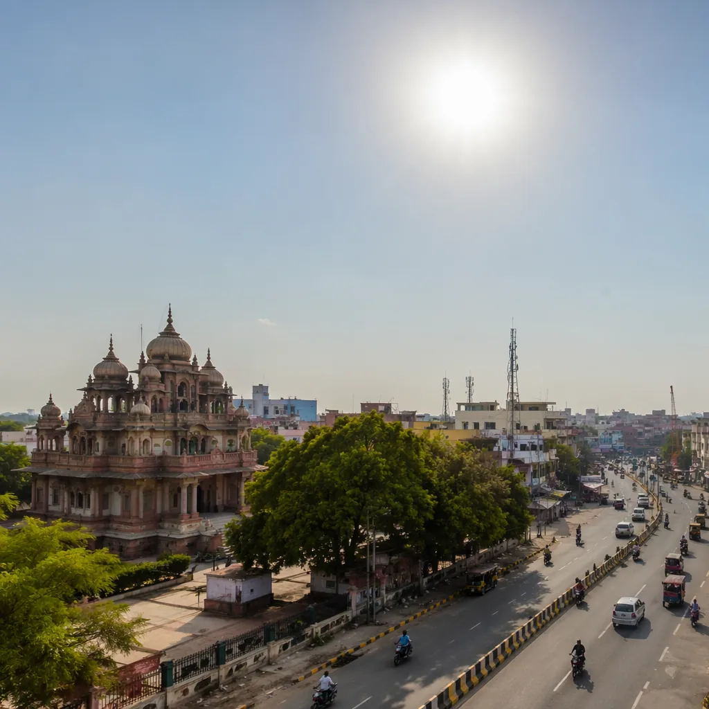 गोरखपुर मौसम आज 10 जून 2026: 34°C, Sunny | AQI 95 (सामान्य)