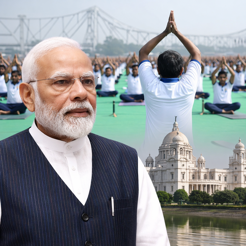 प्रधानमंत्री मोदी का पश्चिम बंगाल दौरा, योग दिवस और स्थापना दिवस में होंगे शामिल