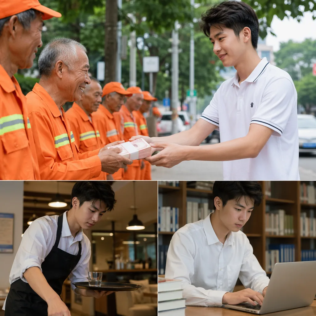 Meet Wei Siyuan: The 19-year-old 'CEO in a school uniform' who worked as a waiter, built two companies, and donated 100,000 yuan to sanitation workers