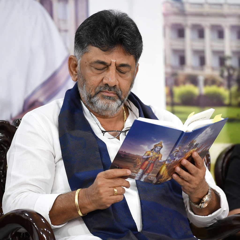 D.K. Shivakumar Shares Bhagavad Gita Verse After Becoming Karnataka CM