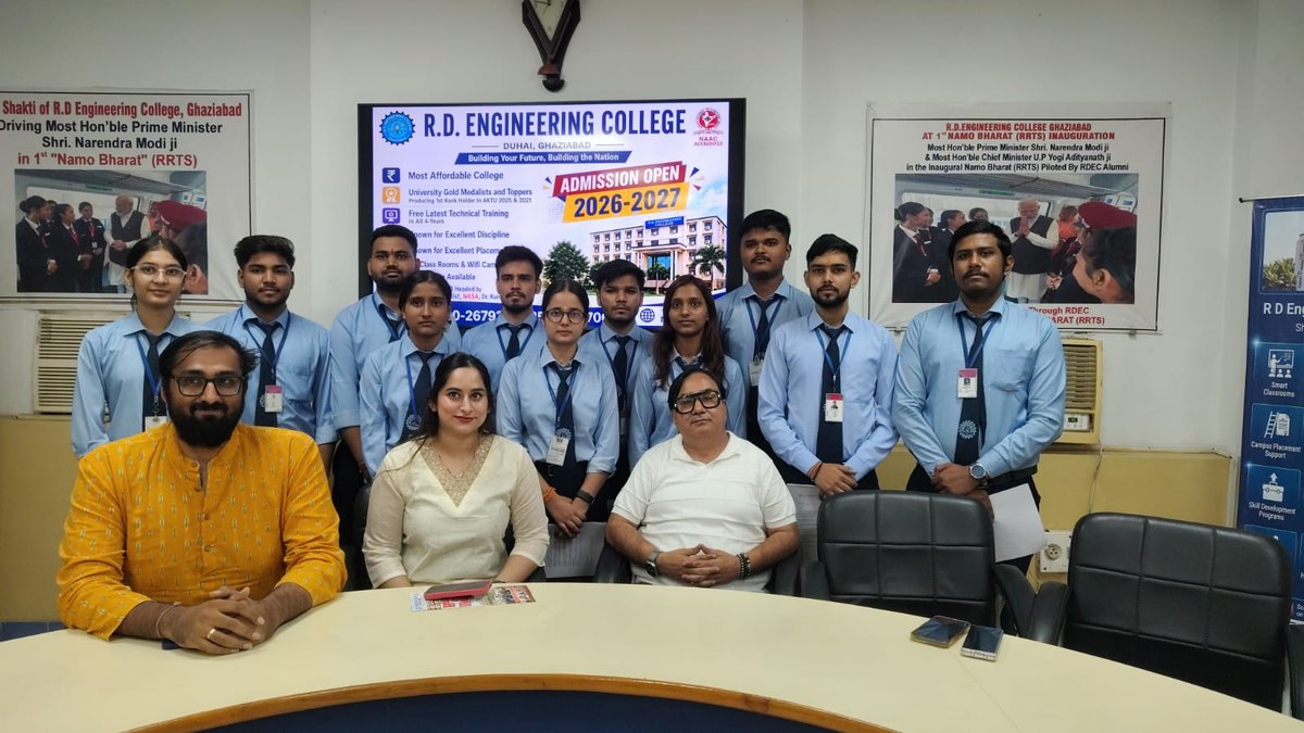 RD Engineering College Reports 11 BTech Students Receive ₹6.5 LPA Job Offers