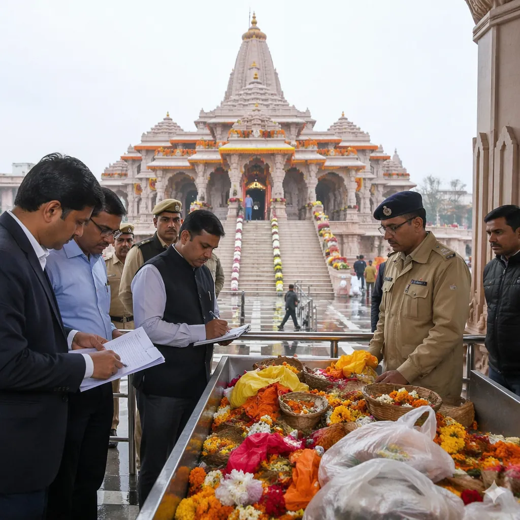 अयोध्या राम मंदिर ट्रस्ट के कर्मचारी के घर से सोना मिला, करोड़ों