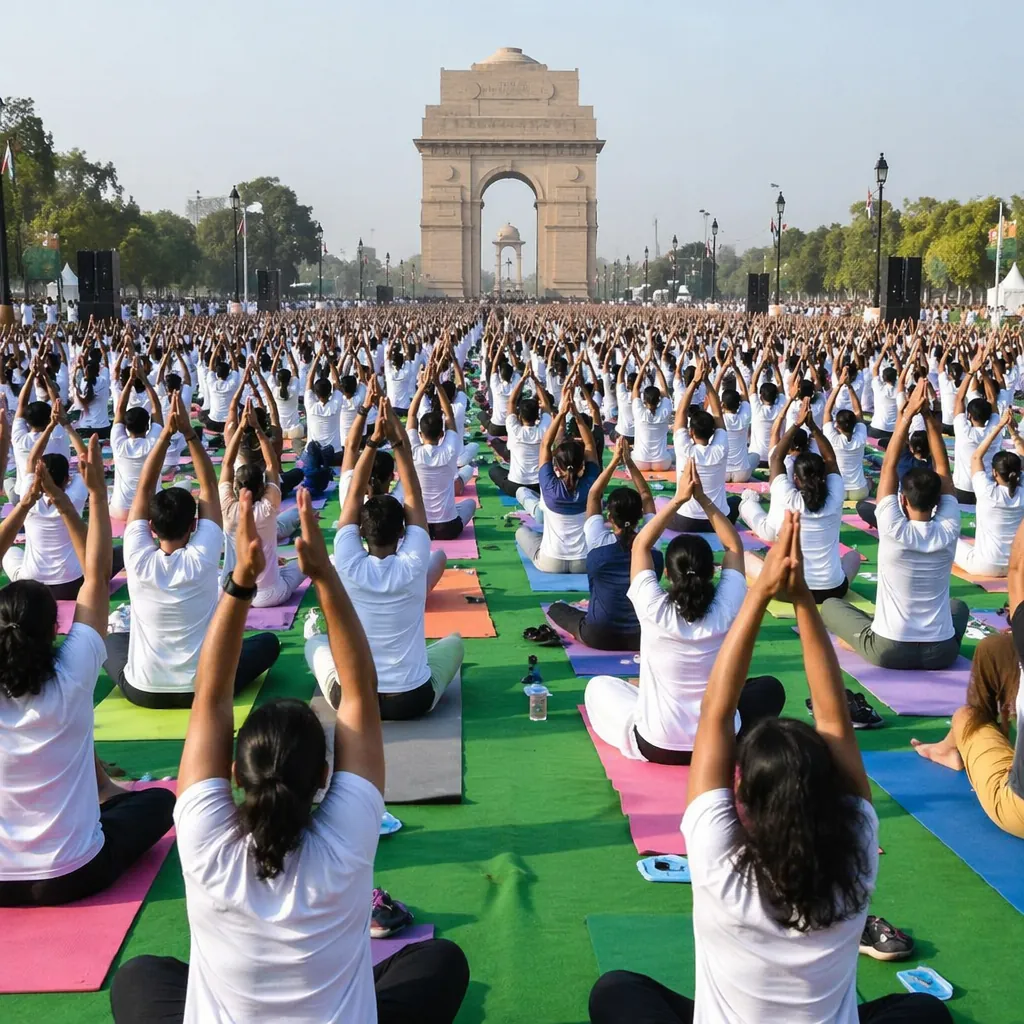 India Sets Guinness Record with 435,831 Viewers for Yoga Live Stream