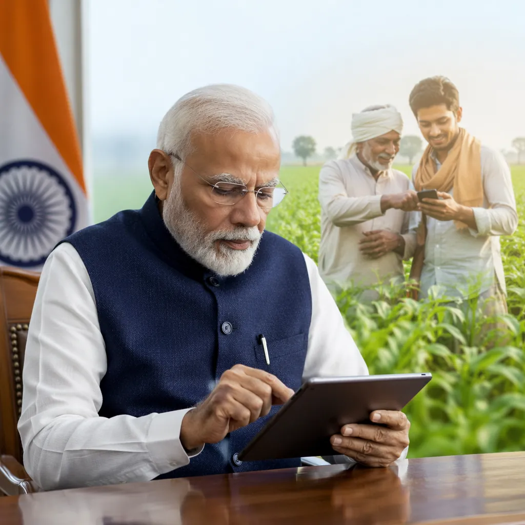 पीएम मोदी ने किसानों की भलाई पर लेख साझा किया