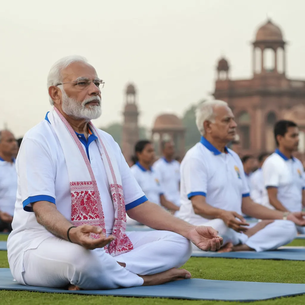 पीएम मोदी ने योग और स्वस्थ उम्र बढ़ने पर लेख साझा किया