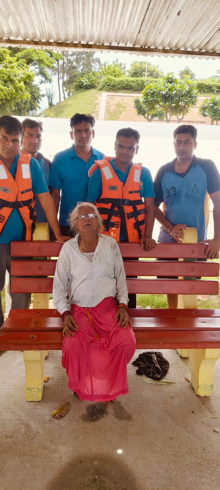 PAC Flood Rescue Team Saves Woman from Ganga River Suicide Attempt