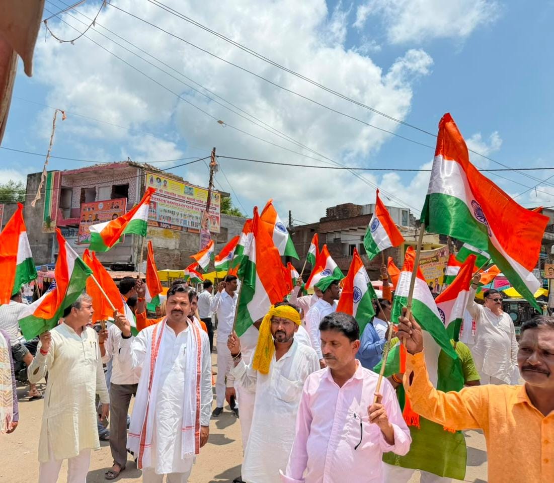 Tiranga Yatra rally in Banda showcases unity ahead of Independence Day