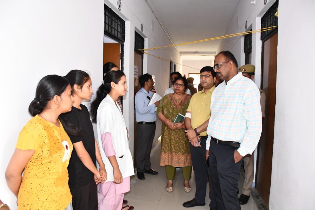 District Magistrate inspects Firozabad girls' hostel, prioritizes student welfare