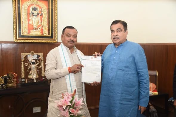 BJP MLA urges Nitin Gadkari to upgrade NH-730 to four lanes