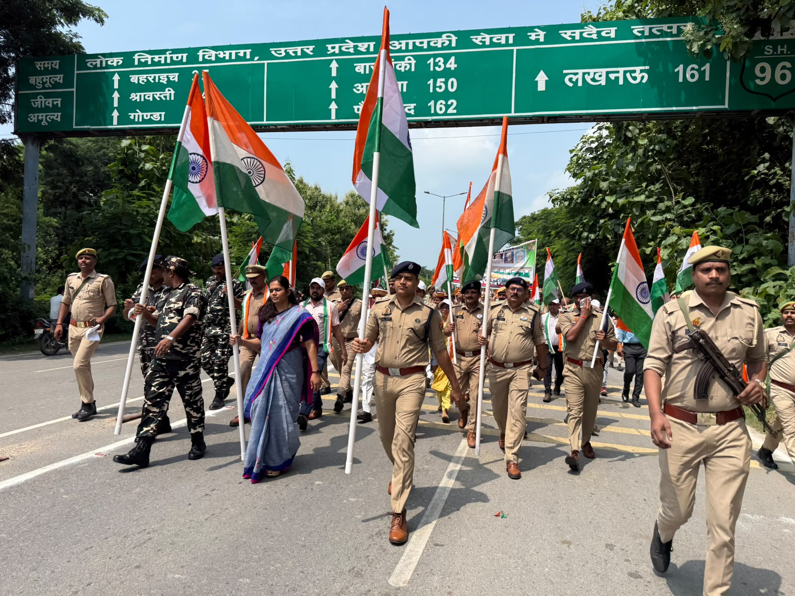 Tiranga Yatra in Shravasti ignites patriotic fervor ahead of Independence Day