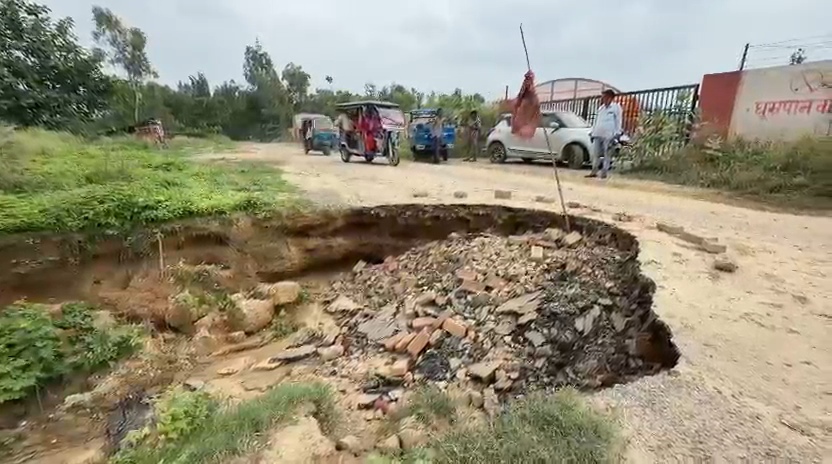 श्रावस्ती में सड़क निर्माण में लापरवाही, जान का खतरा बढ़ा