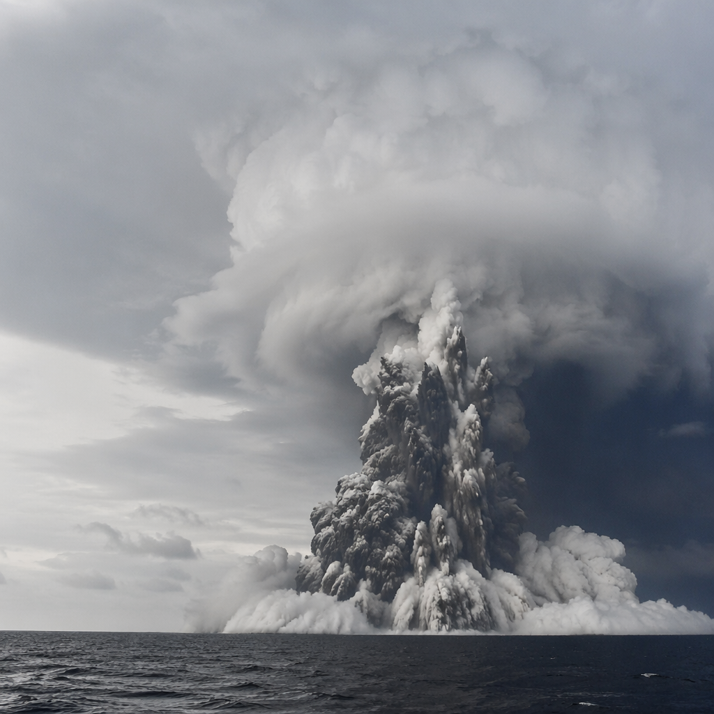 Study Links Tonga Volcano Eruption to Methane Destruction Insights