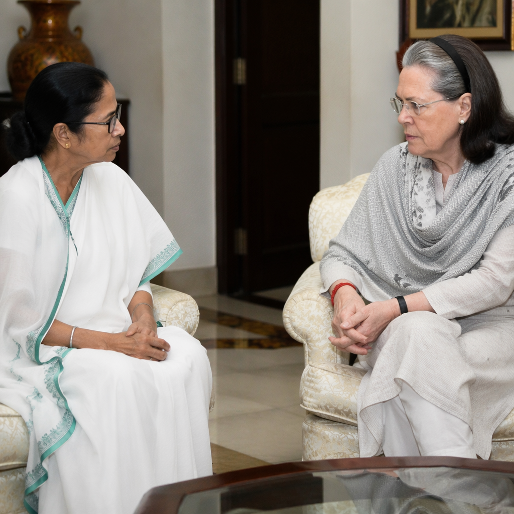 TMC-Congress Merger Speculation: Sonia Gandhi's Offer and Mamata Banerjee's Meetings Fuel Debate